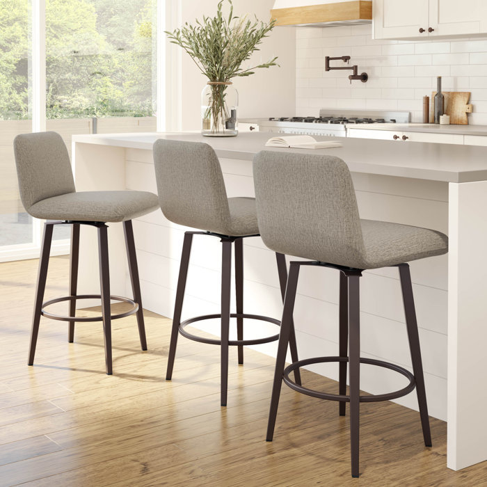 Corrigan Studio® Nay Swivel Counter and Bar Stool & Reviews Wayfair
